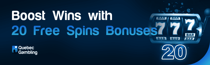 Slot machine for boost wins with 20 free spins bonuses