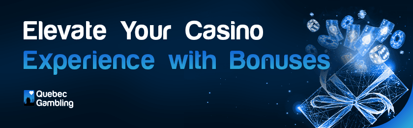 A few playing cards with some casino chips and a gift voucher to elevate your casino experience with bonuses